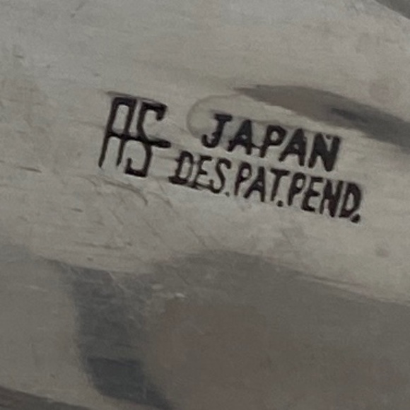 Vintage AS Japan Det Pat Pend Stainless Steel Teardrop Sauce Boats - Picture 6 of 6